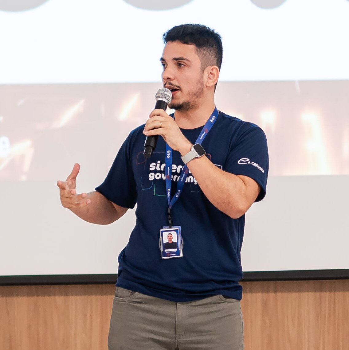 Herberth Andrade ministrando um treinamento